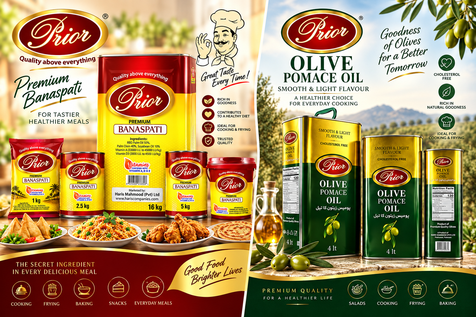 Cooking Oil And Ghee